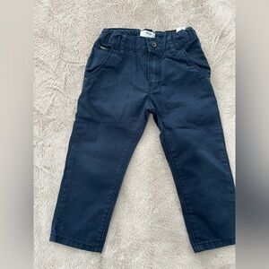 BOSS Hugo Boss boys classic panrs size 2T. 100% cotton size navy blue